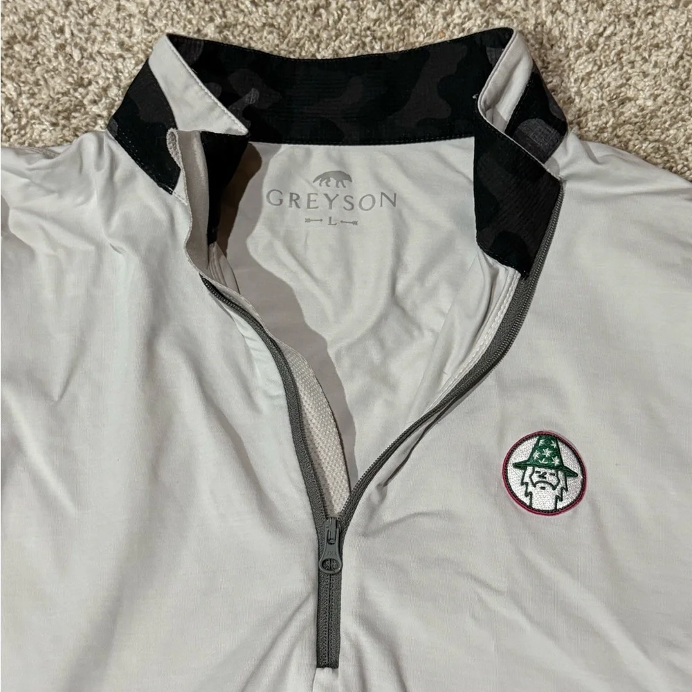 Bettinardi x Greyson Masters Wiz Performance 1/4 Zip Size Large EUC - Picture 2 of 3